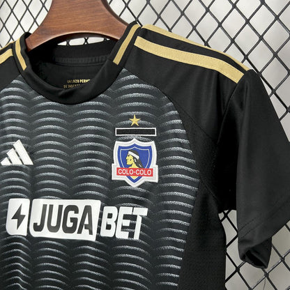 Colo Colo 2025/26 Conjunto Alternativo – Criança