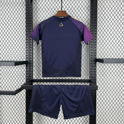 LA Galaxy 2025/26 Conjunto Alternativo – Criança