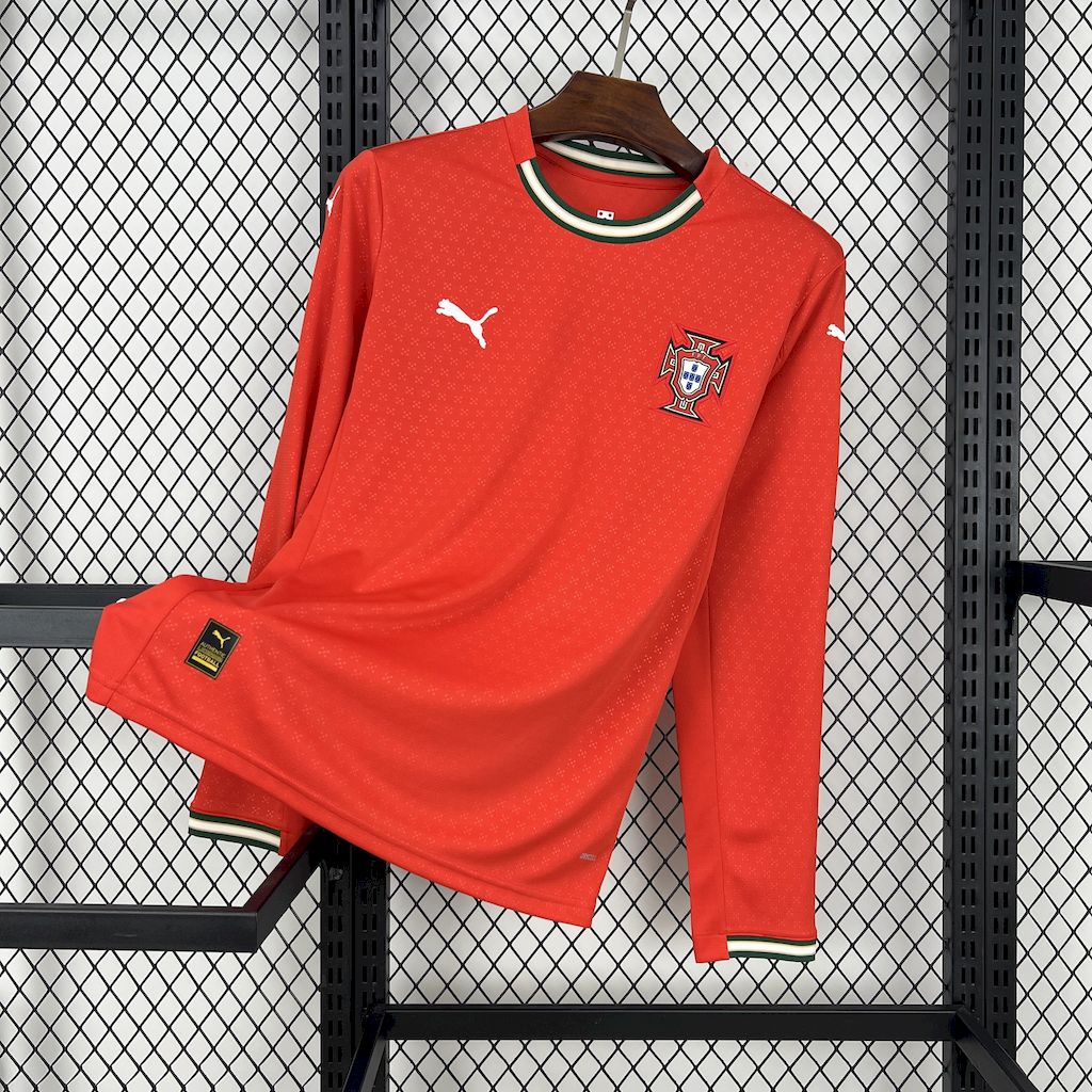 Portugal 2025/26 Camisola Principal de Manga Comprida – Homem