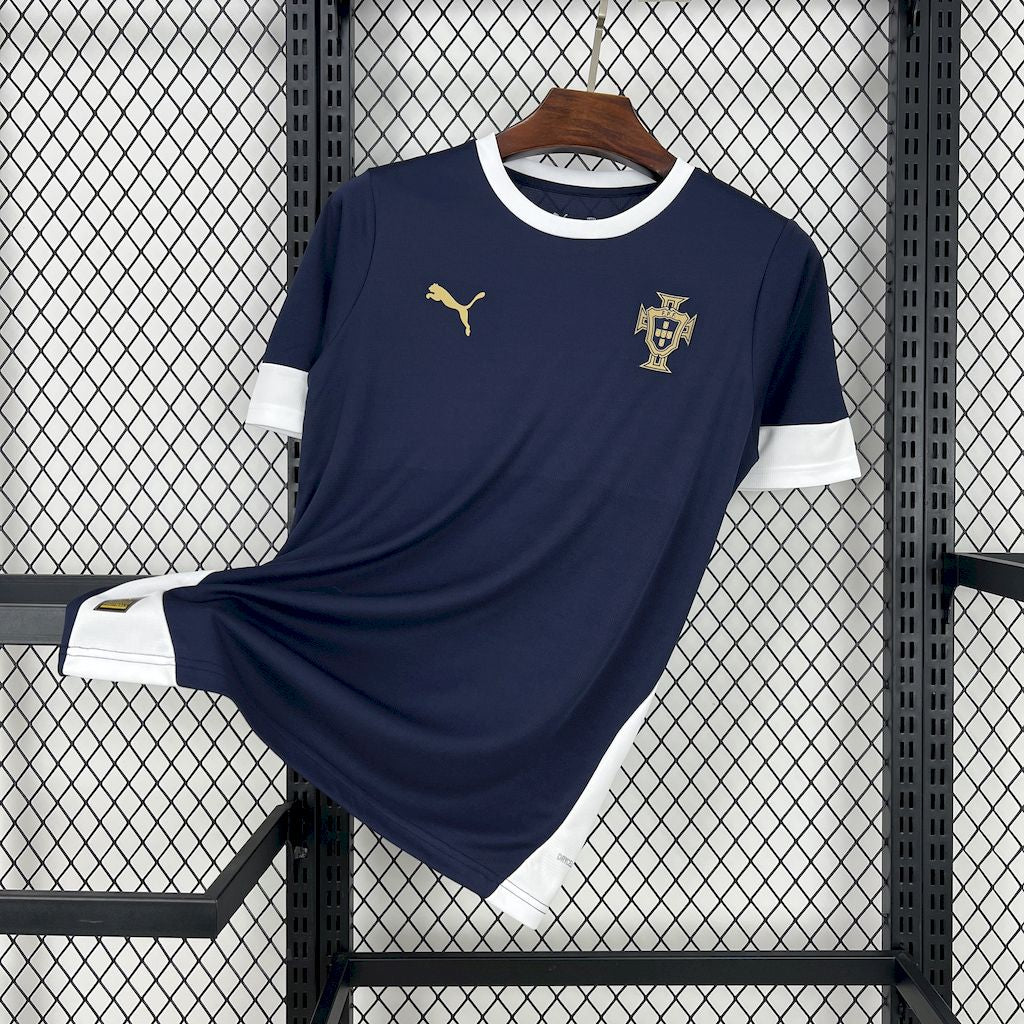 Portugal 2025/26 Camisola de Pré-Jogo Royal Azul – Homem