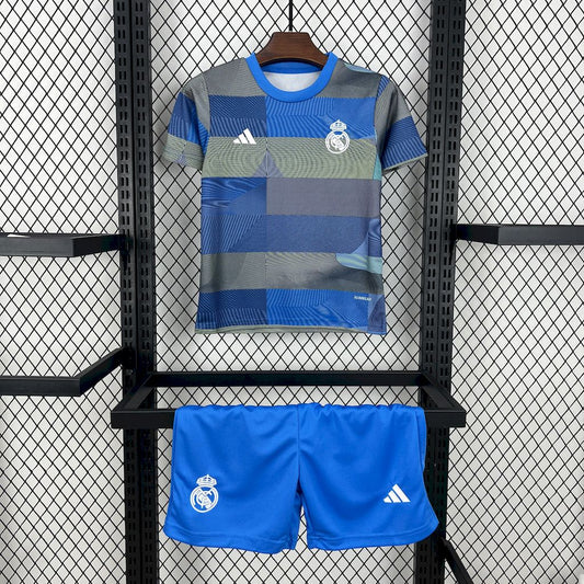 Real Madrid 2025/26 Conjunto de Pré-Jogo – Criança
