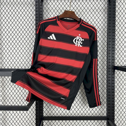 Flamengo 2025/26 Camisola Principal de Manga Comprida – Homem