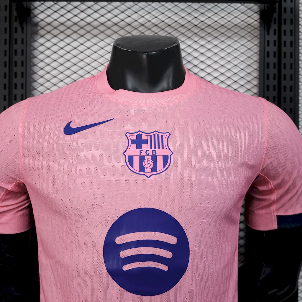 Barcelona 2025/26 Camisola Especial Rose Rosa Versão Jogador – Homem