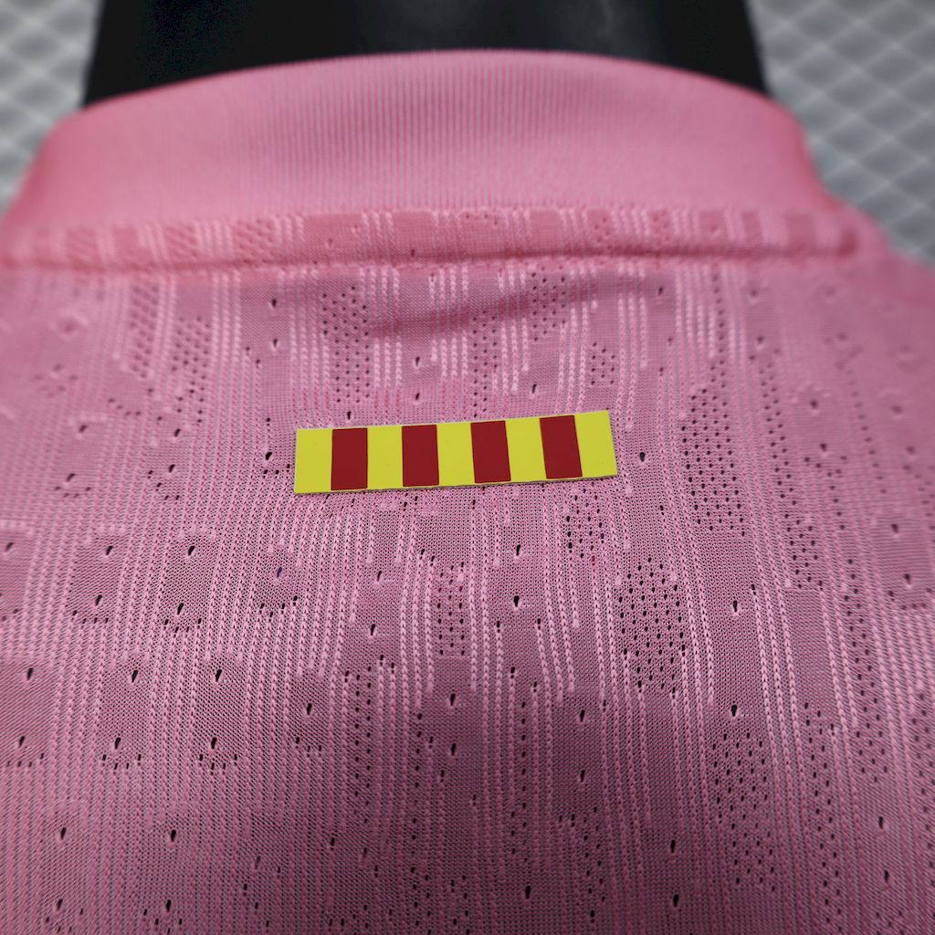 Barcelona 2025/26 Camisola Especial Rose Rosa Versão Jogador – Homem