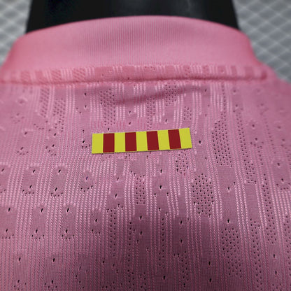 Barcelona 2025/26 Camisola Especial Rose Rosa Versão Jogador – Homem