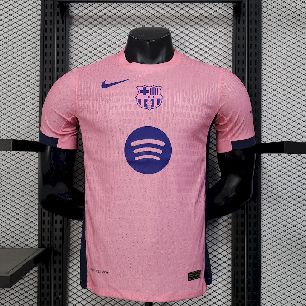 Barcelona 2025/26 Camisola Especial Rose Rosa Versão Jogador – Homem