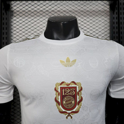 Bayern de Munique 2024/25 Camisola Aniversário Tee - Branca Versão Jogador – Homem