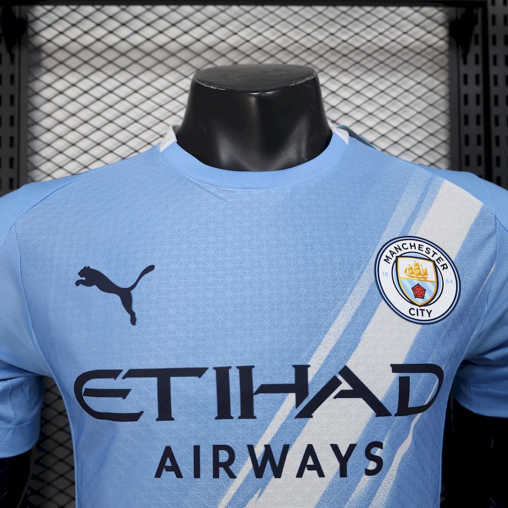 Manchester City 2025/26 Camisola Principal Versão Jogador – Homem