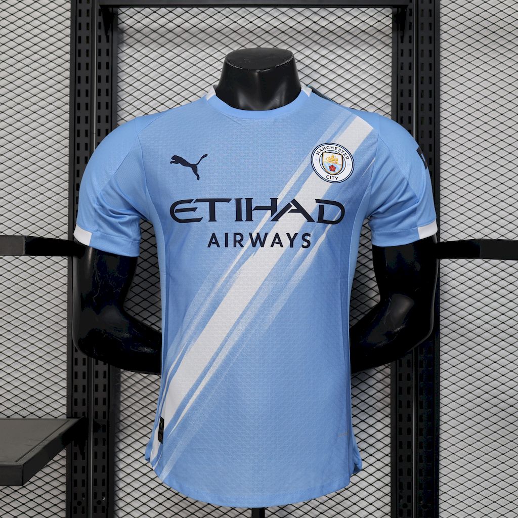 Manchester City 2025/26 Camisola Principal Versão Jogador – Homem