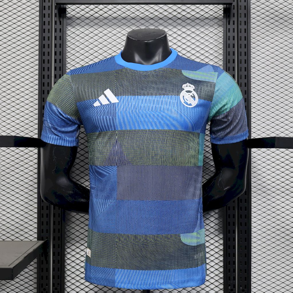 Real Madrid 2025/26 Camisola de Pré-Jogo Versão Jogador – Homem