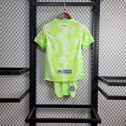 Barcelona 2024/25 Conjunto Terceiro – Criança