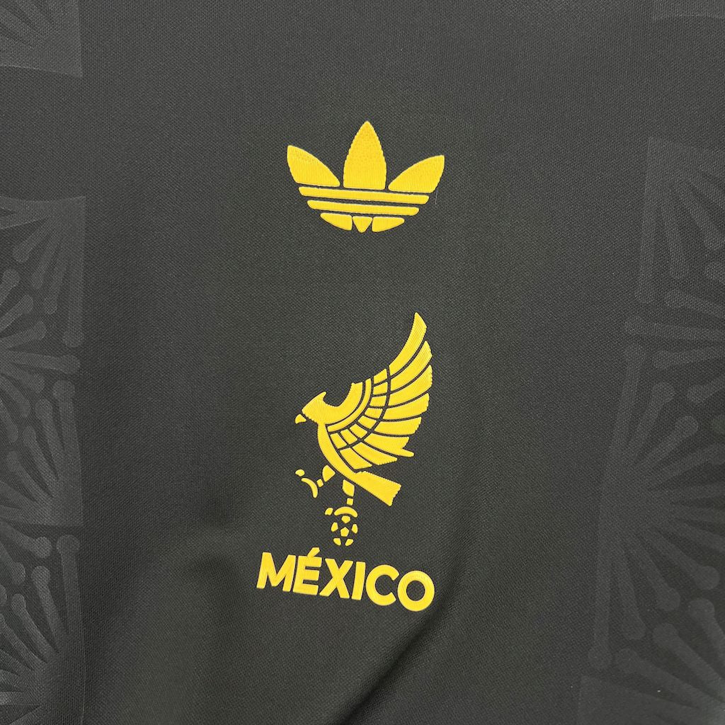 México 2025/26 Camisola Dourada e Preta – Homem