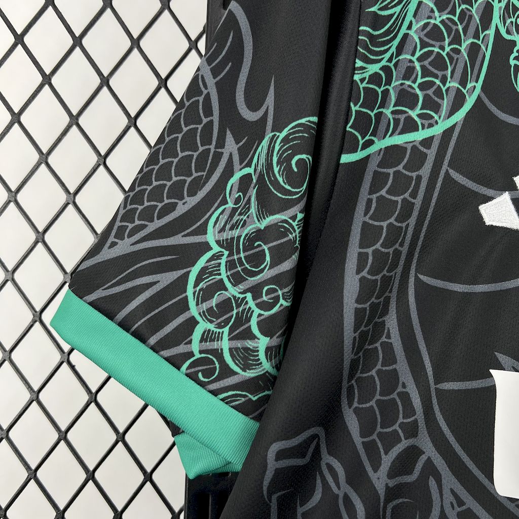 Real Madrid 2025/26 Camisola Especial Verde e Preta Dragon – Homem