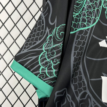 Real Madrid 2025/26 Camisola Especial Verde e Preta Dragon – Homem