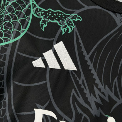 Real Madrid 2025/26 Camisola Especial Verde e Preta Dragon – Homem