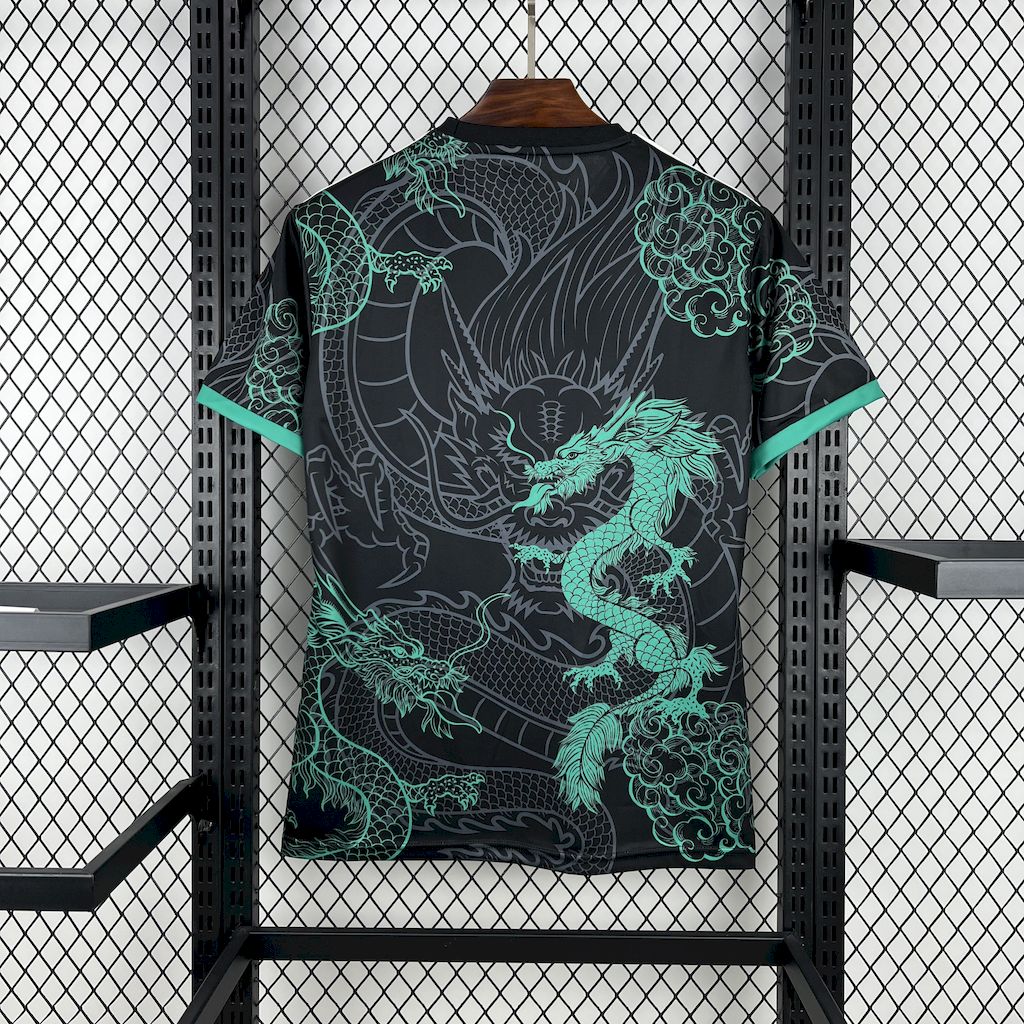Real Madrid 2025/26 Camisola Especial Verde e Preta Dragon – Homem