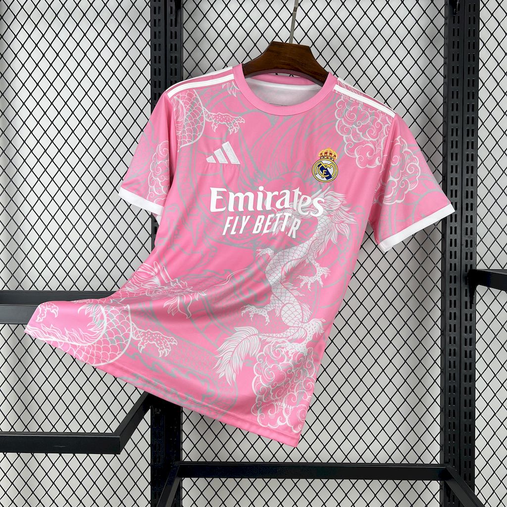 Real Madrid 2025/26 Camisola Especial Rosa Dragon – Homem