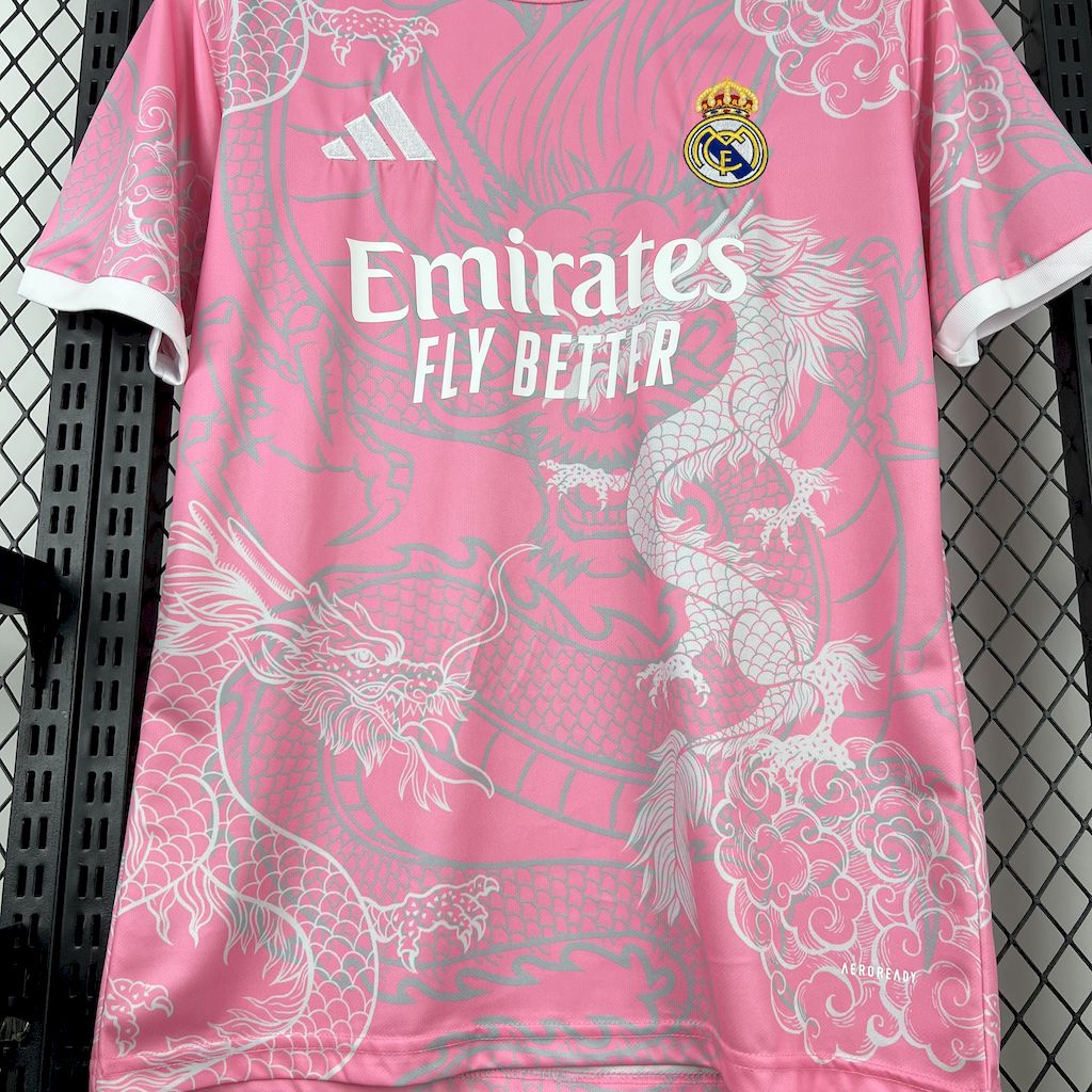 Real Madrid 2025/26 Camisola Especial Rosa Dragon – Homem