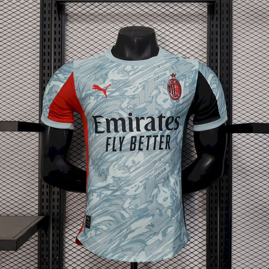 AC Milan 2025/26 Camisola Alternativa Leaked Versão Versão Jogador – Homem