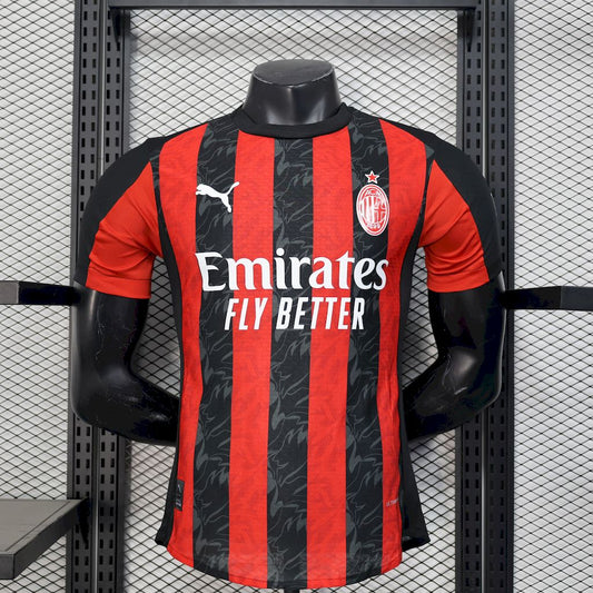 AC Milan 2025/26 Camisola Principal Versão Jogador – Homem