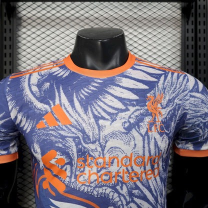 Liverpool 2025/26 Camisola Cinzenta Edição Especial Versão Jogador – Homem