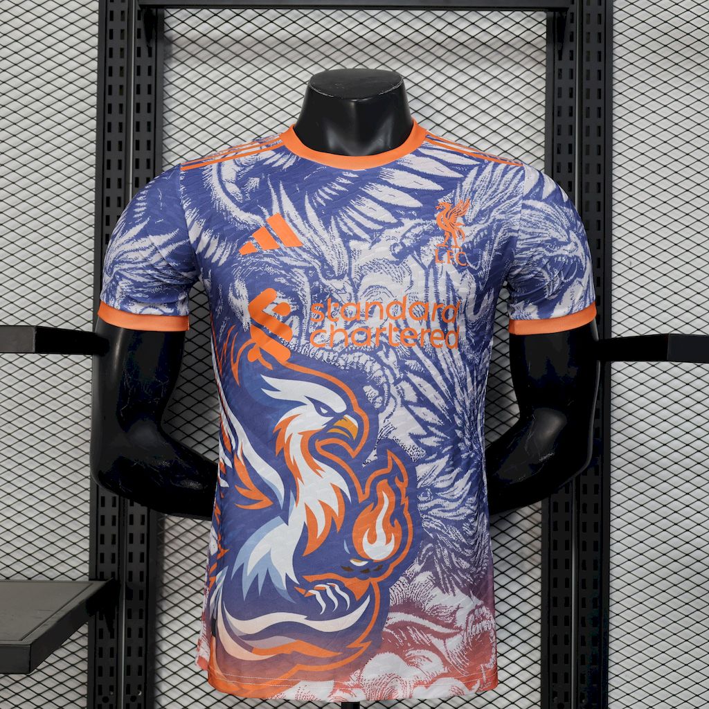 Liverpool 2025/26 Camisola Cinzenta Edição Especial Versão Jogador – Homem