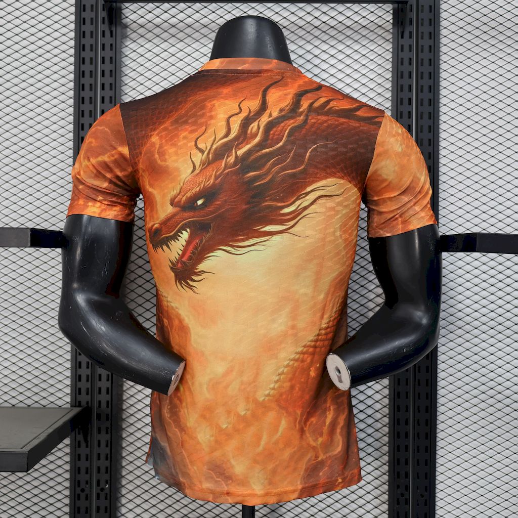 Real Madrid 2025/26 Camisola Nezha Dragon Versão Versão Jogador – Homem