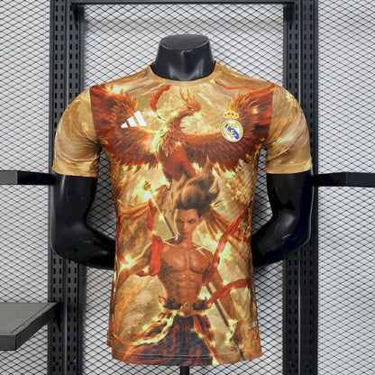 Real Madrid 2025/26 Camisola Nezha Phoenix Versão Versão Jogador – Homem