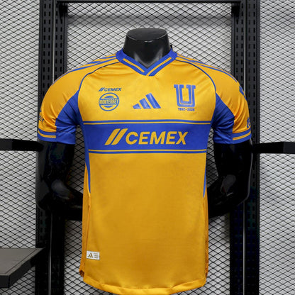 Tigres UANL 2025/26 Camisola Principal Versão Jogador – Homem