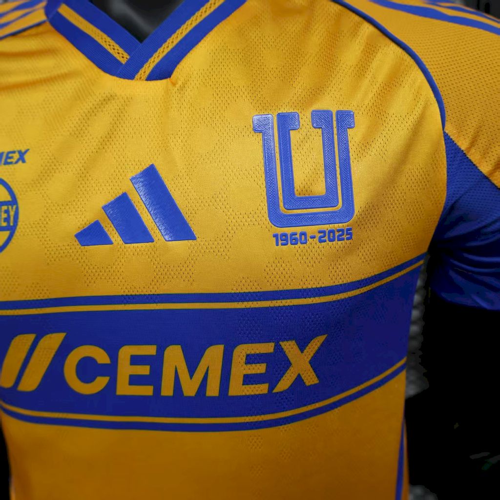 Tigres UANL 2025/26 Camisola Principal Versão Jogador – Homem