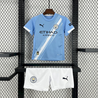 Manchester City 2025/26 Conjunto Principal – Criança