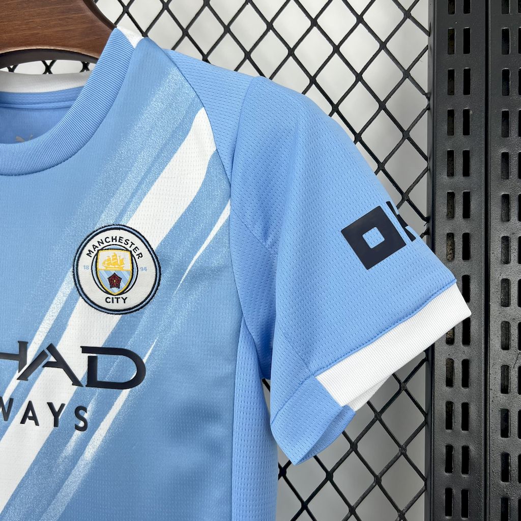 Manchester City 2025/26 Conjunto Principal – Criança