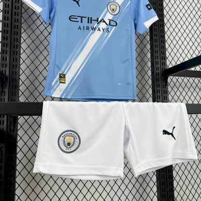 Manchester City 2025/26 Conjunto Principal – Criança