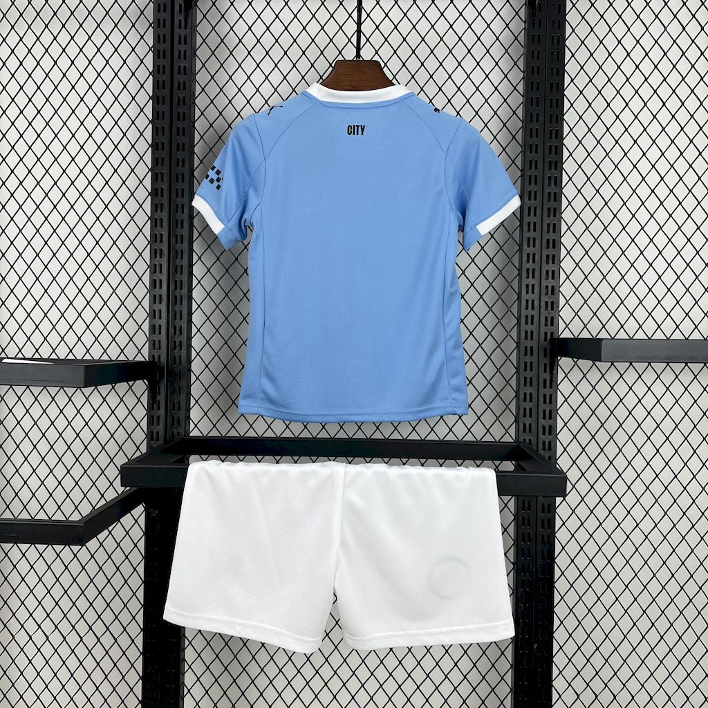 Manchester City 2025/26 Conjunto Principal – Criança