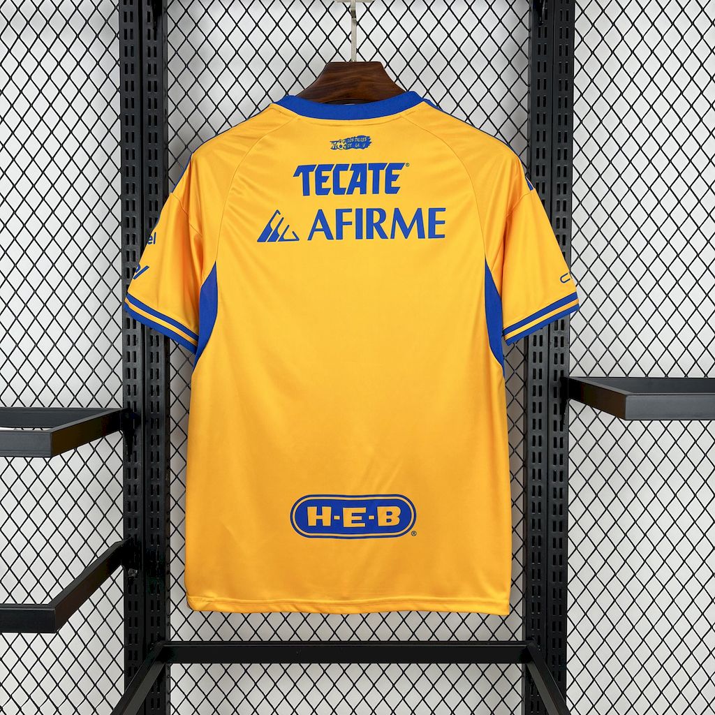 Tigres UANL 2025/26 Camisola Principal – Homem