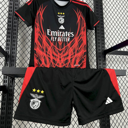 Benfica 2025/26 Conjunto Alternativo Conceito Versão – Criança