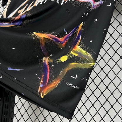 Real Madrid 2025/26 Camisola Louis Vuitton Conjunta Edição Preta colorful Versão – Homem