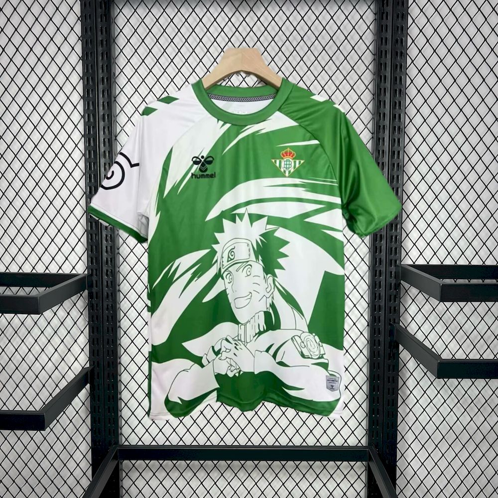 Real Betis 2025/26 Camisola Hummel x Edição Limitada Naruto – Homem