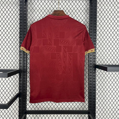 México 2025/26 Camisola Dourada e Vermelha – Homem