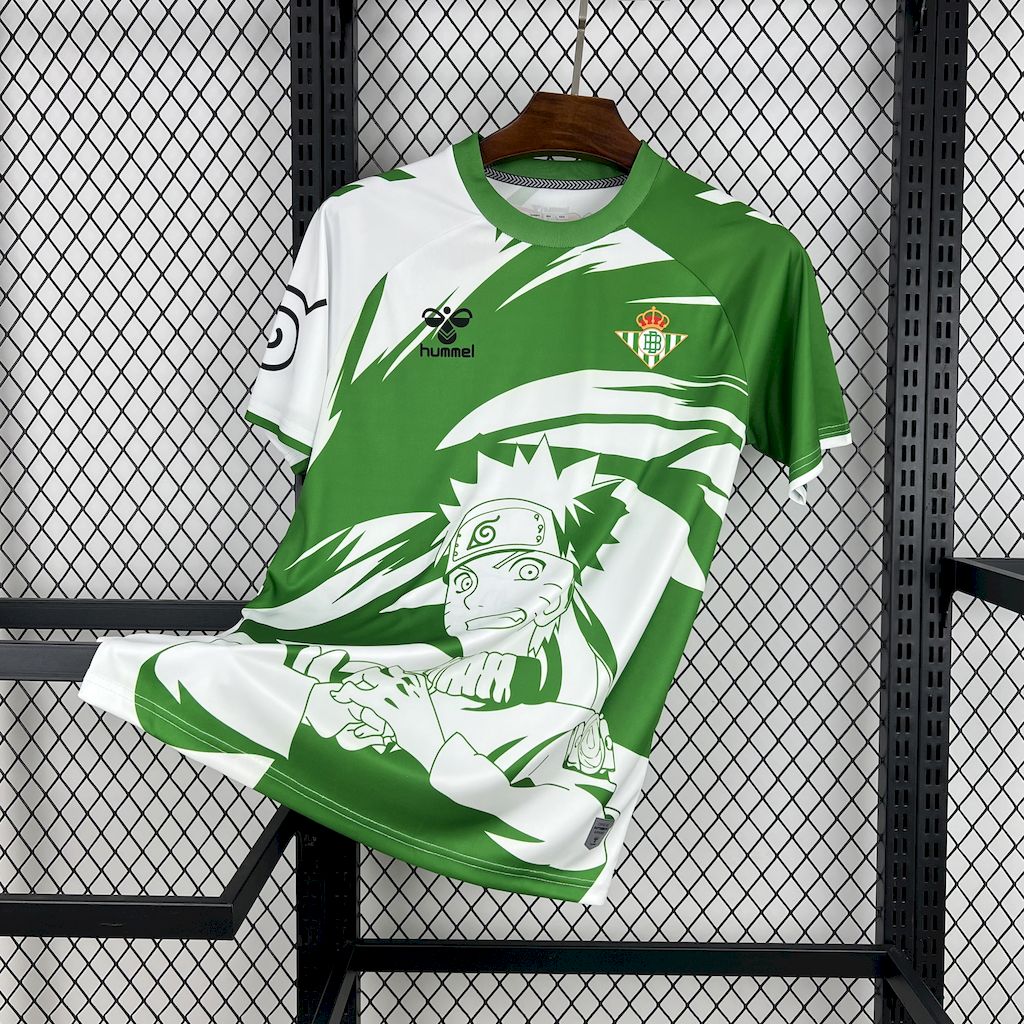 Real Betis 2025/26 Camisola Hummel x Edição Limitada Naruto – Homem