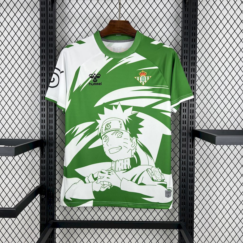 Real Betis 2025/26 Camisola Hummel x Edição Limitada Naruto – Homem
