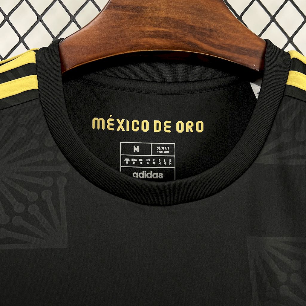 México 2025/26 Camisola Dourada e Preta – Mulher