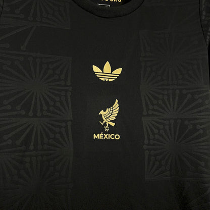 México 2025/26 Camisola Dourada e Preta – Mulher