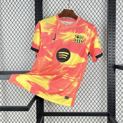 Barcelona 2025/26 Camisola de Pré-Jogo Laranja – Homem