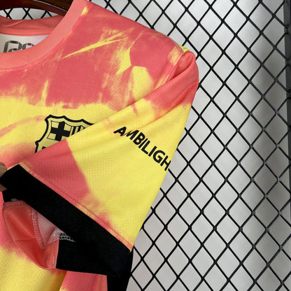 Barcelona 2025/26 Camisola de Pré-Jogo Laranja – Homem