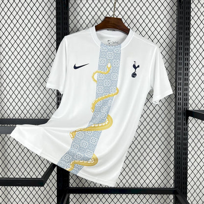 Tottenham Hotspur 2025/26 Camisola Branca Dourada Snake Edição – Homem