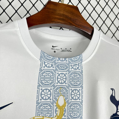 Tottenham Hotspur 2025/26 Camisola Branca Dourada Snake Edição – Homem