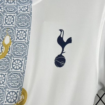 Tottenham Hotspur 2025/26 Camisola Branca Dourada Snake Edição – Homem