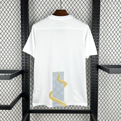 Tottenham Hotspur 2025/26 Camisola Branca Dourada Snake Edição – Homem
