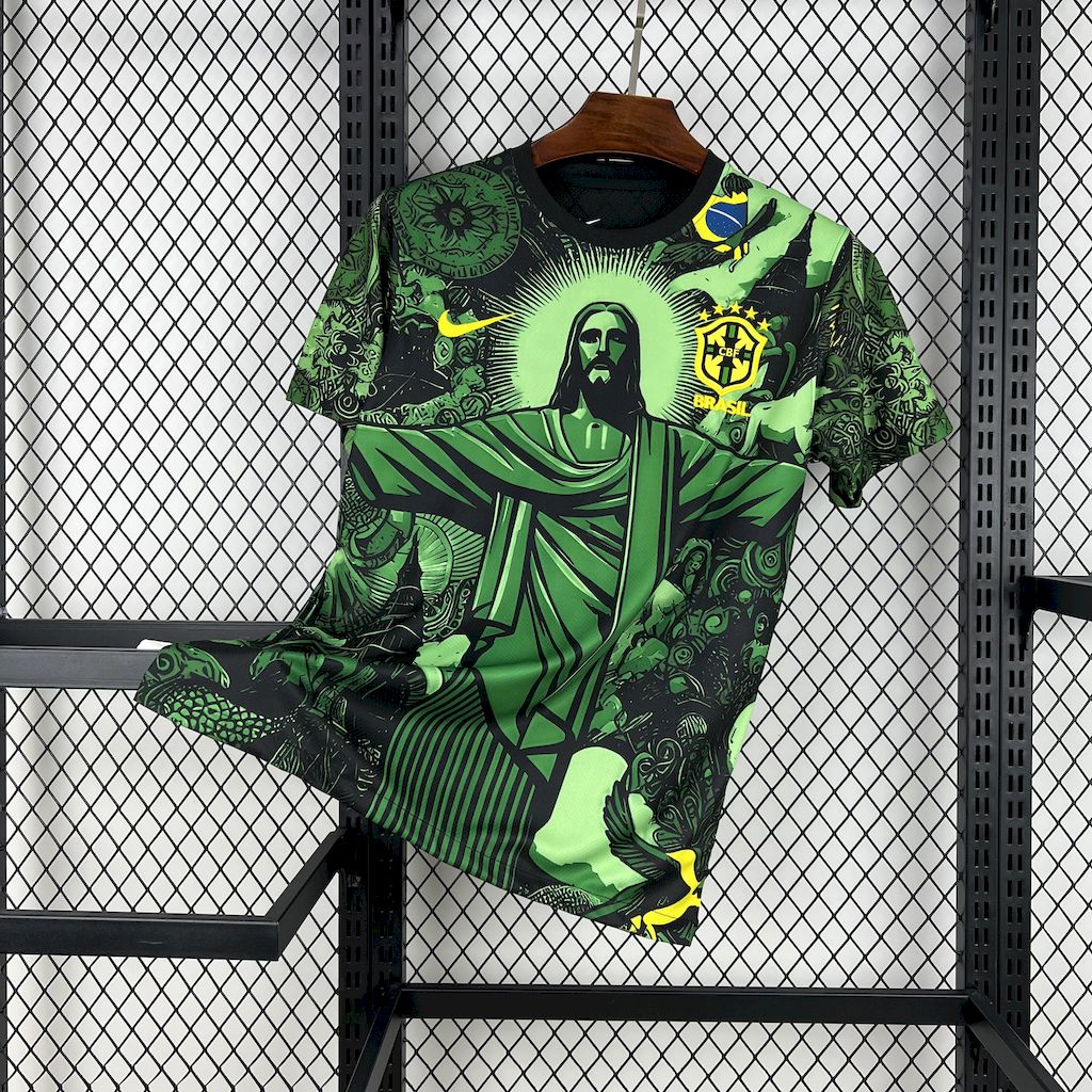 Brasil 2024/25 Camisola Especial Verde – Homem
